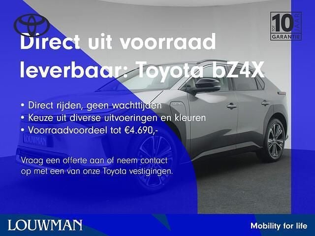 Grijs, metallic lak Nieuw 2025 Toyota bZ4X SUV | € 42.850 (Super prijs) - Afbeelding 1/4