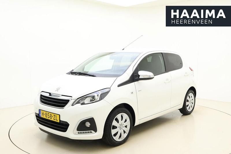 Wit Gebruikt 2020 Peugeot 108 Style Hatchback | € 10.950 (Eerlijke prijs) - Afbeelding 1/3