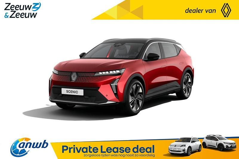 Twotone rouge flamme / noir étoilé Occasion 2024 Renault Scénic Techno MPV | € 43.350 (Goede deal) - Afbeelding 1/4