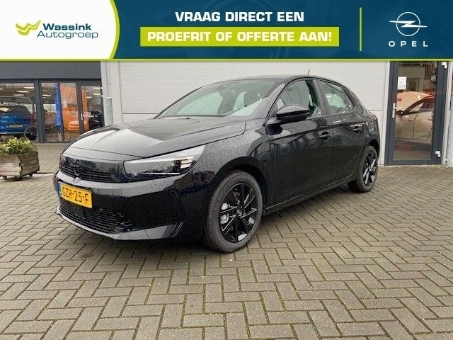 Carbon black (zwart metallic) Nieuw 2025 Opel Corsa Hatchback | € 22.940 (Super prijs) - Afbeelding 1/4