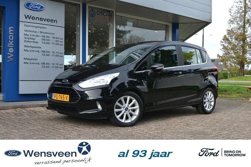 Zwart Gebruikt 2017 Ford B-MAX Titanium MPV | € 8.945 (Eerlijke prijs) - Afbeelding 1/3