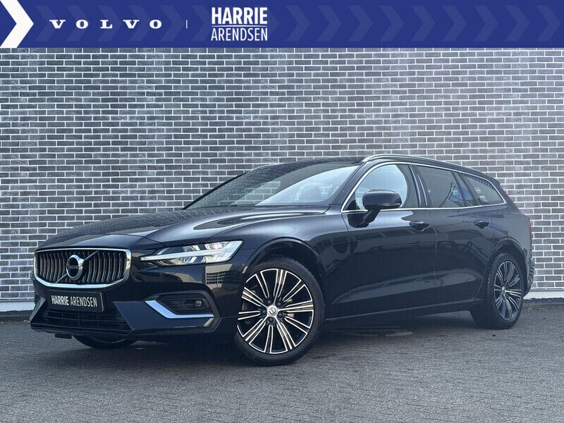 Zwart Gebruikt 2021 Volvo V60 Inscription Stationwagen | € 29.194 (Eerlijke prijs) - Afbeelding 1/4