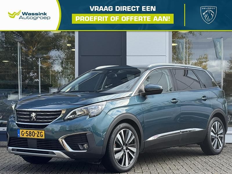 Groen Gebruikt 2020 Peugeot 5008 Allure MPV | € 24.935 (Eerlijke prijs) - Afbeelding 1/4