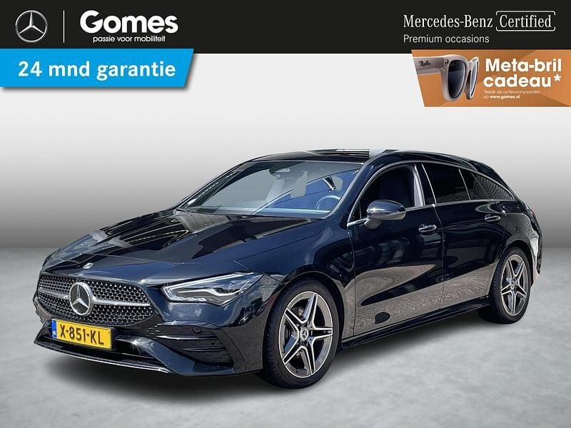 Zwart Gebruikt 2023 Mercedes CLA180 Shooting Brake AMG line Stationwagen | € 35.950 (Iets duurder) - Afbeelding 1/4