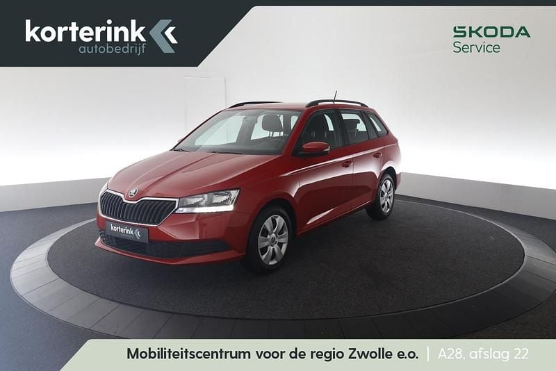 Rood Gebruikt 2018 Skoda Fabia Active Stationwagen | € 10.950 (Eerlijke prijs) - Afbeelding 1/4
