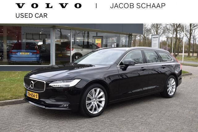 Zwart Gebruikt 2017 Volvo V90 Momentum Stationwagen | € 26.900 (Eerlijke prijs) - Afbeelding 1/4
