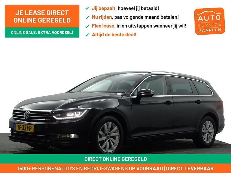 Zwart Gebruikt 2018 VW Passat Comfortline Stationwagen | € 14.900 (Goede deal) - Afbeelding 1/4