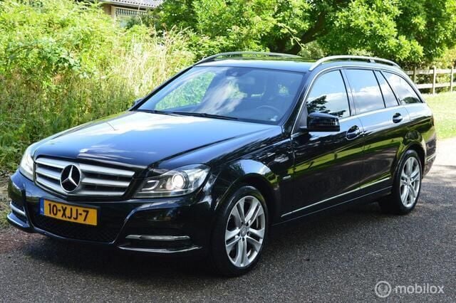 Zwart Gebruikt 2012 Mercedes C180 Avantgarde Stationwagen | € 5.999 (Goede deal) - Afbeelding 1/4