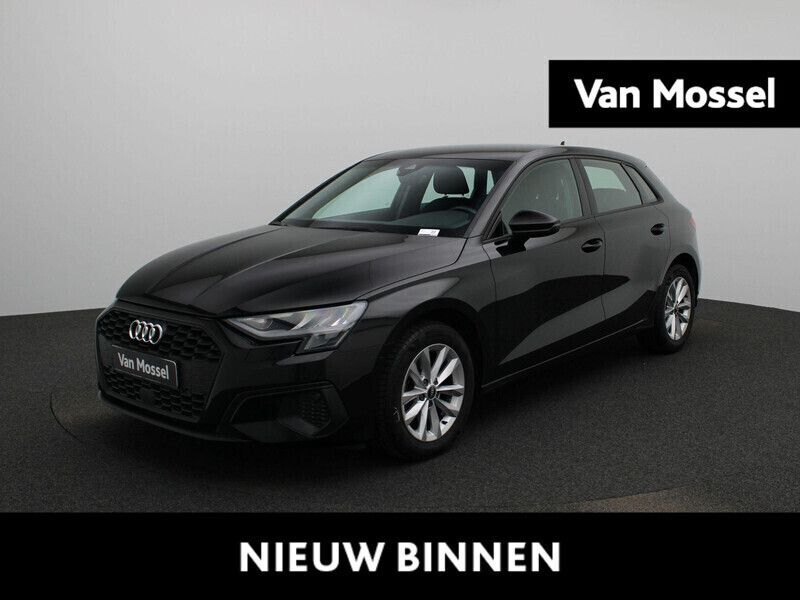 Zwart Gebruikt 2021 Audi A3 Sportback Proline Hatchback | € 23.400 (Eerlijke prijs) - Afbeelding 1/4
