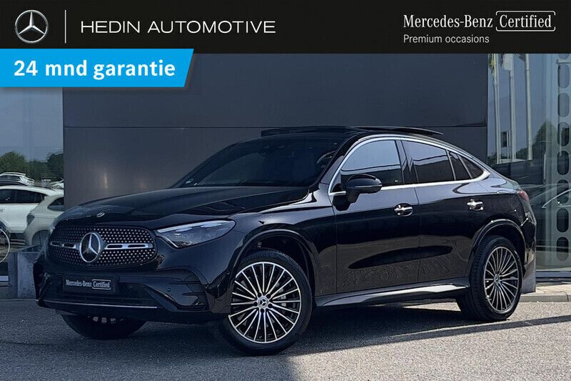 Zwart Nieuw 2024 Mercedes GLC300e AMG line Coupé | € 85.900 (Duur) - Afbeelding 1/4