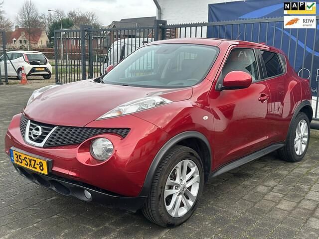 Rood Gebruikt 2012 Nissan Juke Acenta SUV | € 7.488 (Eerlijke prijs) - Afbeelding 1/4