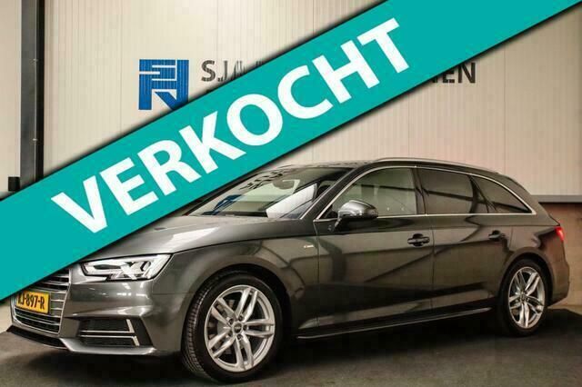 Grijs Gebruikt 2017 Audi A4 S-Line Stationwagen | € 31.950 - Afbeelding 1/4