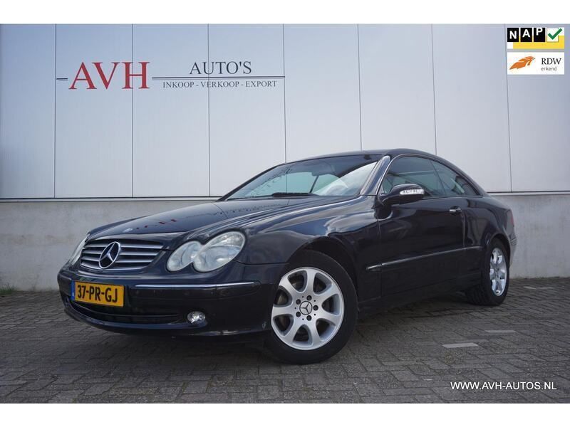 Zwart Gebruikt 2004 Mercedes CLK200 Elegance Coupé | € 5.950 (Eerlijke prijs) - Afbeelding 1/4