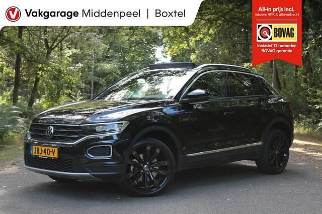 Zwart Gebruikt 2021 VW T-Roc Sportline SUV | € 29.950 (Eerlijke prijs) - Afbeelding 1/4