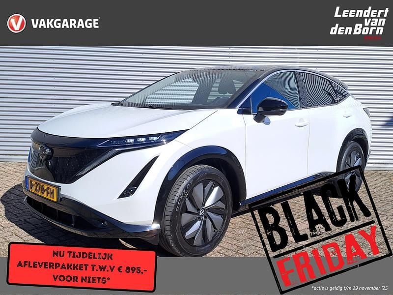 Wit metallic Gebruikt 2022 Nissan Ariya Evolve SUV | € 30.995 (Eerlijke prijs) - Afbeelding 1/4