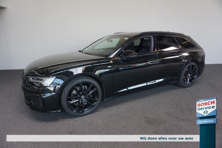 Zwart Gebruikt 2019 Audi A6 S-Line Stationwagen | € 48.895 - Afbeelding 1/4
