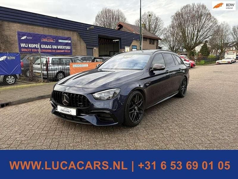 Occasion Mercedes E63 AMG Premium Plus 612 PK (450 kW) 2018 Blauw Stationwagen