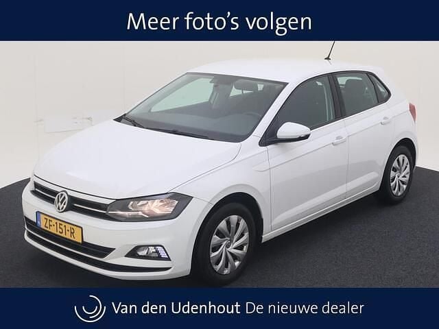 Wit Gebruikt 2019 VW Polo Comfortline Hatchback | € 13.950 (Goede deal) - Afbeelding 1/4