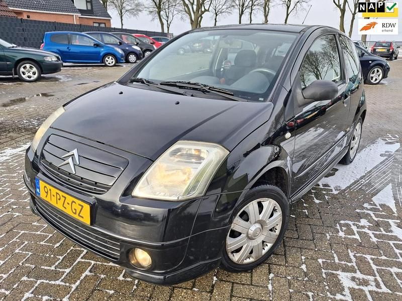 Zwart Occasion 2005 Citroën C2 VTR Sport Hatchback | € 1.399 (Eerlijke prijs) - Afbeelding 1/4