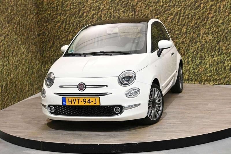 Wit Gebruikt 2017 Fiat 500 Lounge Hatchback | € 9.995 (Eerlijke prijs) - Afbeelding 1/3