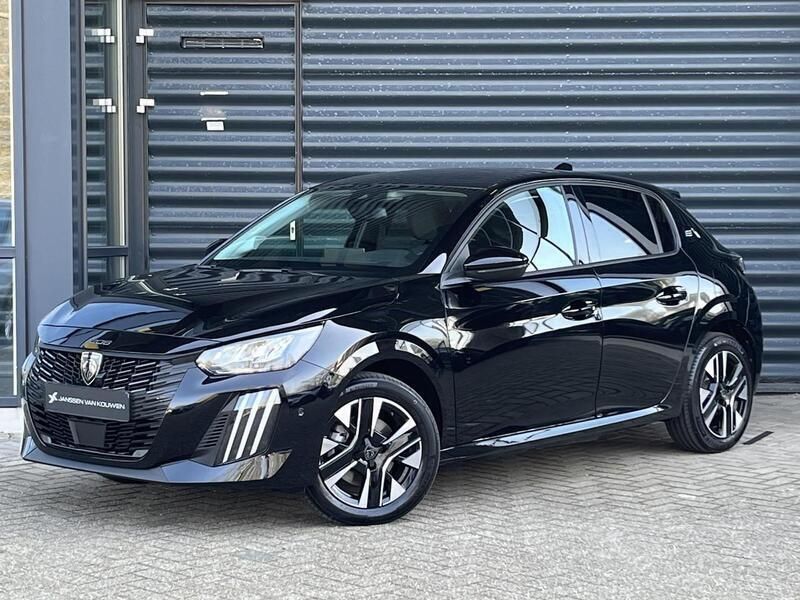 Zwart Nieuw 2025 Peugeot e-208 Allure Hatchback | € 29.885 (Goede deal) - Afbeelding 1/3