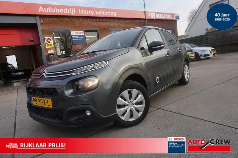Grijs Gebruikt 2017 Citroën C3 Feel Hatchback | € 7.950 (Goede deal) - Afbeelding 1/4
