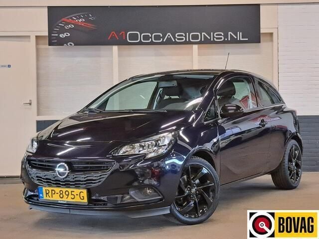 Blauw, metallic lak Gebruikt 2018 Opel Corsa Edition Hatchback | € 8.295 (Goede deal) - Afbeelding 1/4