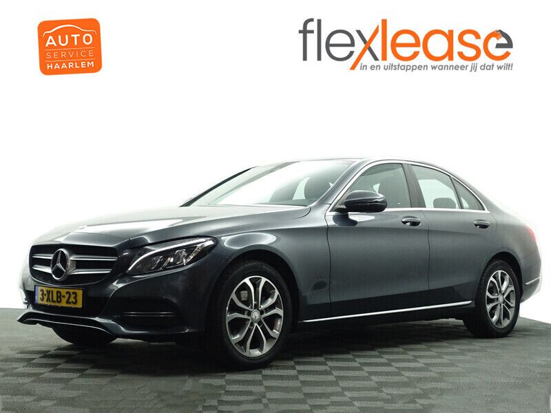 Grijs Gebruikt 2014 Mercedes C180 Prestige Sedan | € 16.900 - Afbeelding 1/4