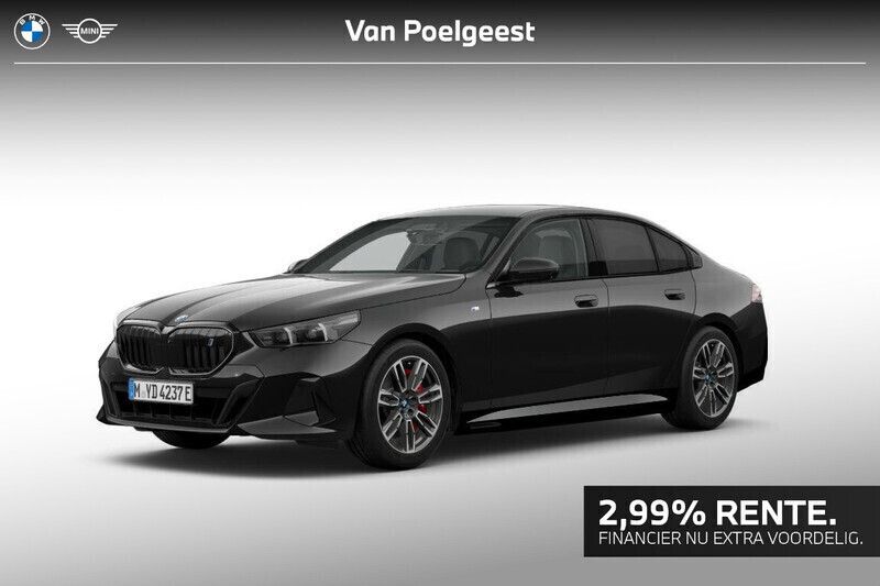 Zwart Nieuw 2025 BMW i5 Comfort Edition Sedan | € 90.553 - Afbeelding 1/2