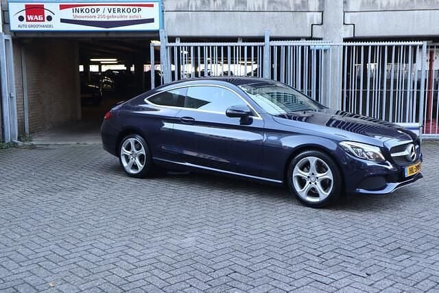 Occasion Mercedes C180 Edition 1 157 PK (115 kW) 2015 Blauw Coupé
