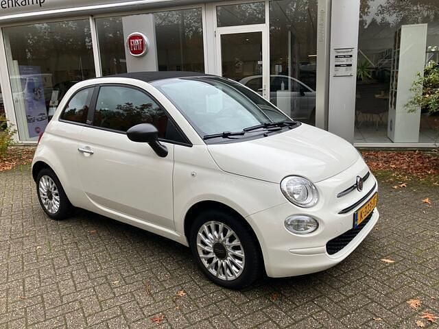 Wit Gebruikt 2021 Fiat 500C Pop Star Cabriolet | € 13.450 (Eerlijke prijs) - Afbeelding 1/4