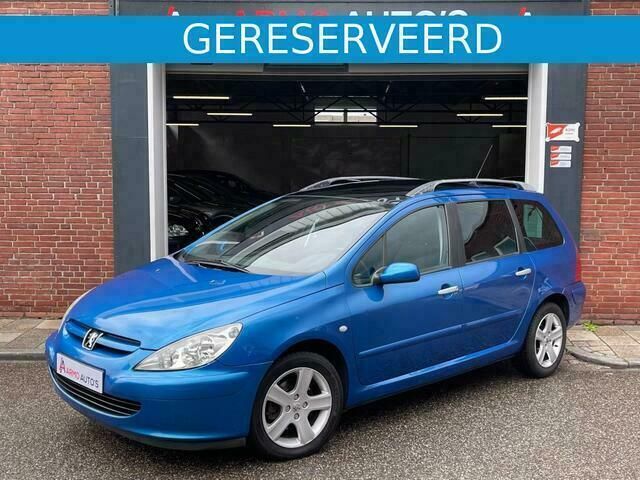 Blauw Gebruikt 2003 Peugeot 307 Stationwagen | € 1.250 (Eerlijke prijs) - Afbeelding 1/4