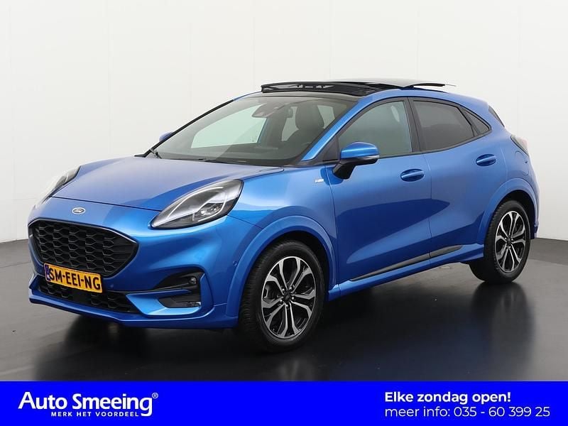 Blauw Gebruikt 2021 Ford Puma Gen-E ST-Line X SUV | € 23.395 (Eerlijke prijs) - Afbeelding 1/4