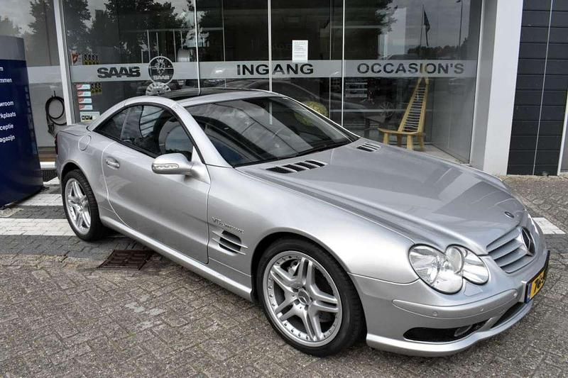 Occasion Mercedes SL55 AMG AMG 477 PK (350 kW) 2002 Grijs Cabriolet