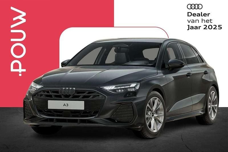 Grijs Nieuw 2025 Audi A3 Sportback S-Line Hatchback | € 49.835 (Iets duurder) - Afbeelding 1/4