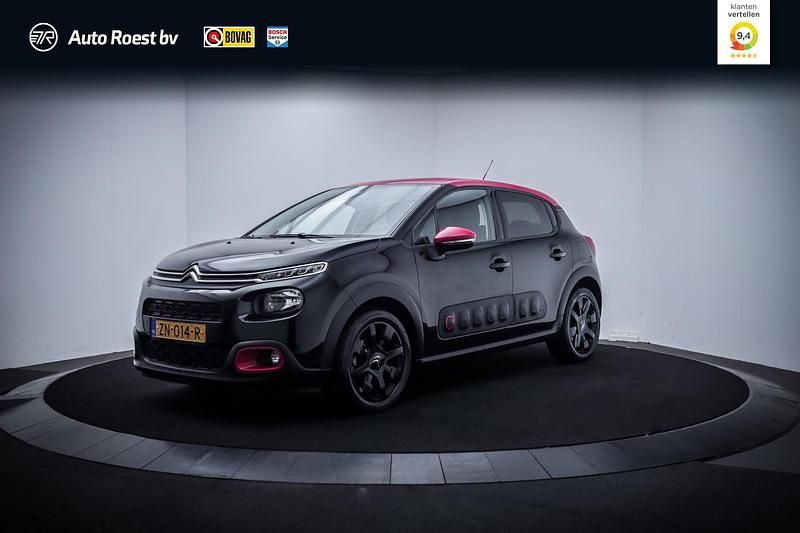 Zwart Occasion 2019 Citroën C3 Shine Hatchback | € 11.225 (Eerlijke prijs) - Afbeelding 1/4