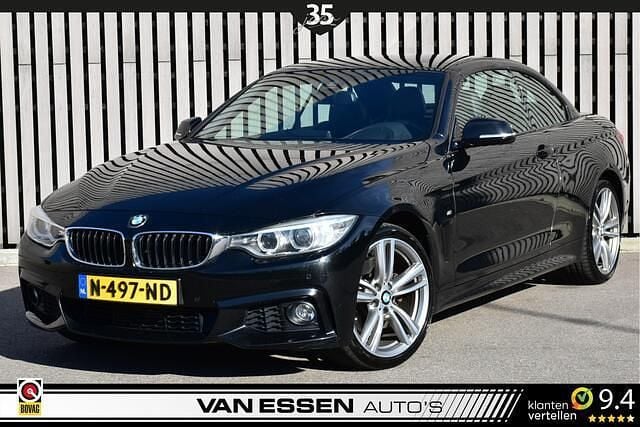 Zwart Gebruikt 2014 BMW 428 M Sport Cabriolet | € 20.895 (Goede deal) - Afbeelding 1/4