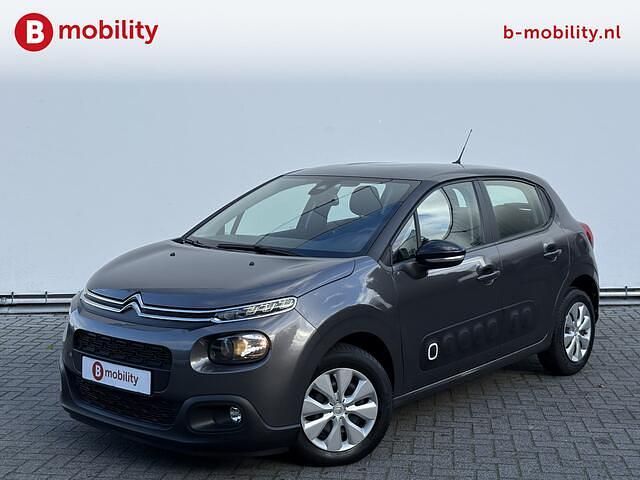 Grijs Gebruikt 2018 Citroën C3 Feel Hatchback | € 9.445 (Goede deal) - Afbeelding 1/4