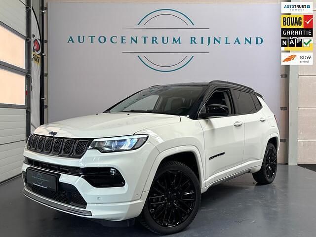 Wit Gebruikt 2022 Jeep Compass SUV | € 27.999 (Eerlijke prijs) - Afbeelding 1/4