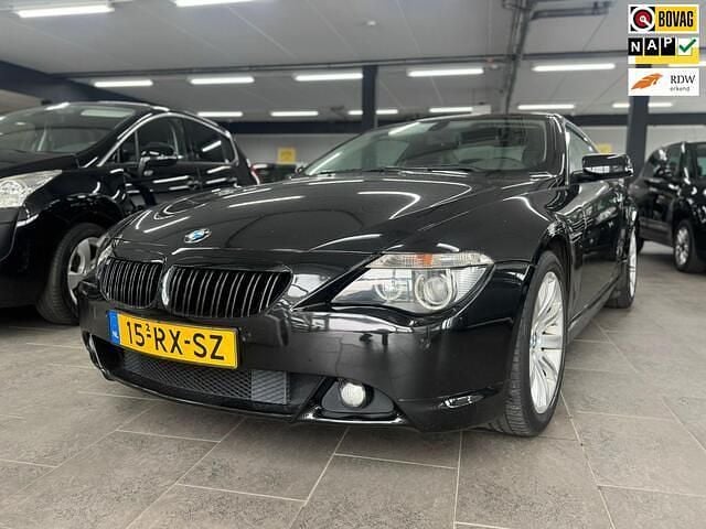 Zwart Occasion 2005 BMW 630 Coupé | € 5.950 (Eerlijke prijs) - Afbeelding 1/4