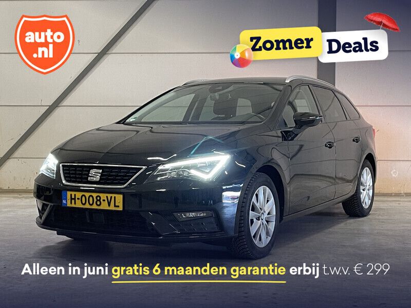 Zwart Gebruikt 2020 Seat Leon Style Stationwagen | € 16.895 (Goede deal) - Afbeelding 1/4