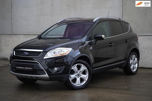 Zwart (metallic) Occasion 2009 Ford Kuga Titanium SUV | € 7.999 (Iets duurder) - Afbeelding 1/4
