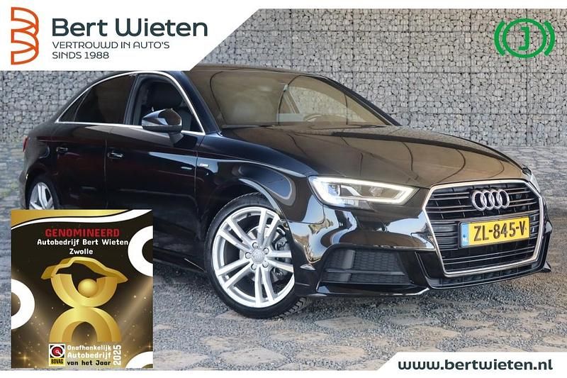 Zwart Gebruikt 2019 Audi A3 S-Line Sedan | € 23.790 - Afbeelding 1/3