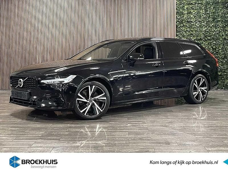 Zwart, metallic lak Gebruikt 2022 Volvo V90 Plus Stationwagen | € 40.900 (Eerlijke prijs) - Afbeelding 1/4