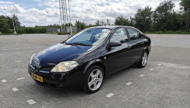 Zwart Gebruikt 2003 Nissan Primera Visia Sedan | € 2.900 (Duur) - Afbeelding 1/4
