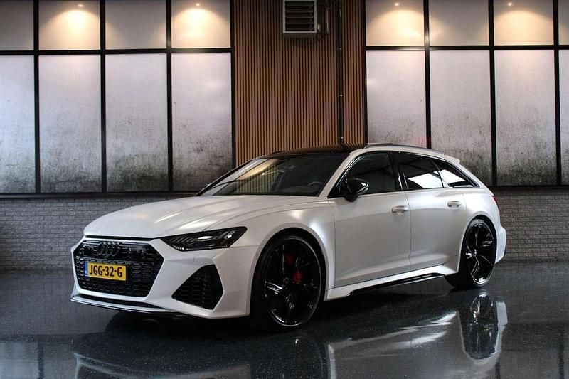 Occasion Audi RS6 S-Line 601 PK (442 kW) 2024 Wit Stationwagen