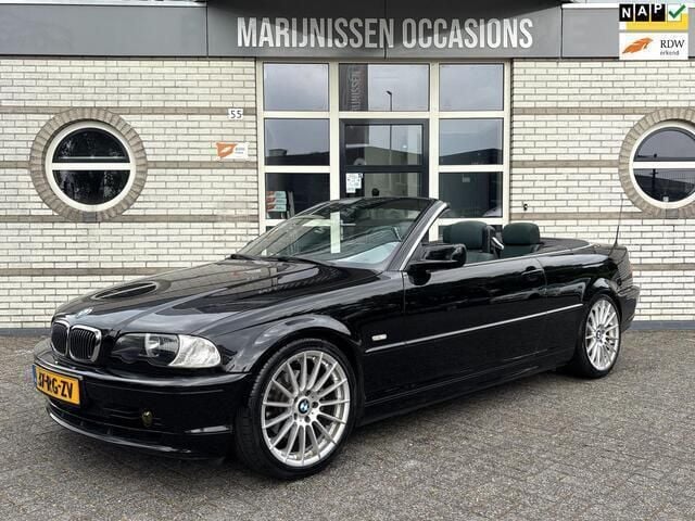 Zwart Gebruikt 2001 BMW 320 Cabriolet Cabriolet | € 6.995 (Goede deal) - Afbeelding 1/4
