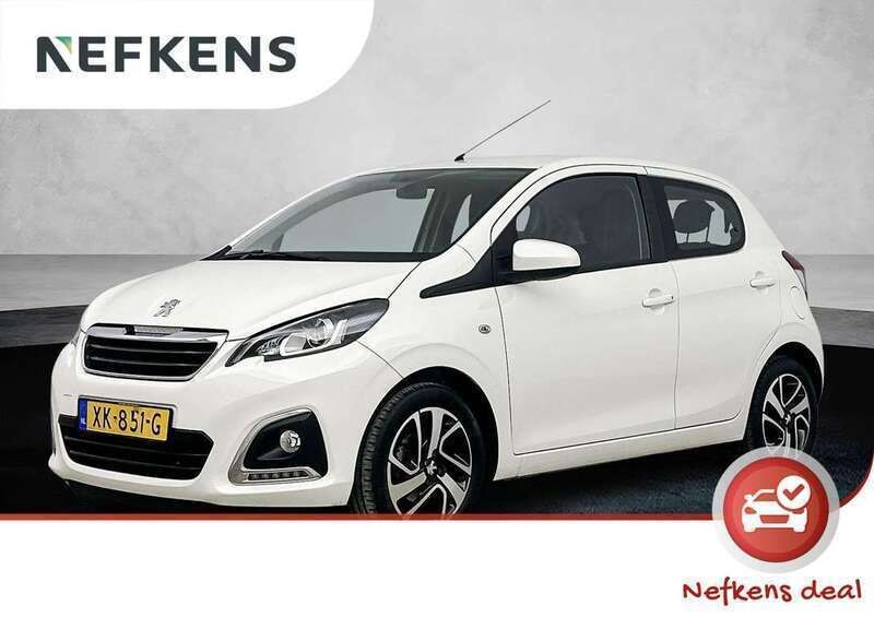 Wit Gebruikt 2019 Peugeot 108 Allure Hatchback | € 9.600 (Eerlijke prijs) - Afbeelding 1/3