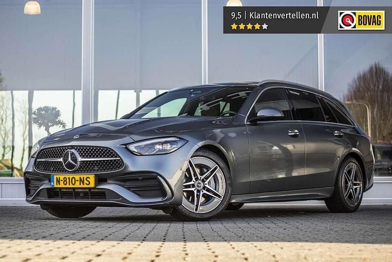Grijs Gebruikt 2021 Mercedes C200 AMG line Stationwagen | € 32.850 (Eerlijke prijs) - Afbeelding 1/4