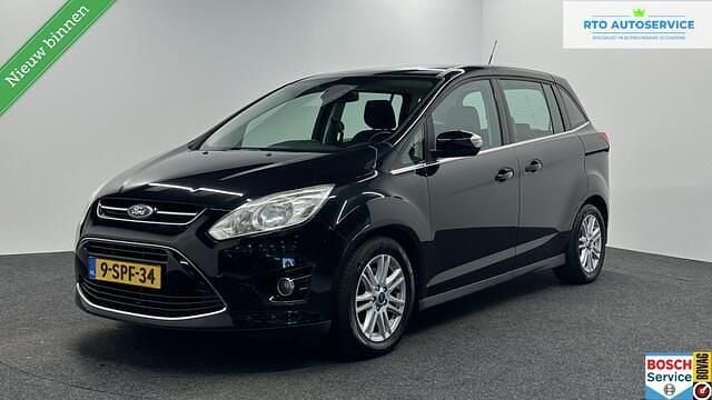 Zwart Gebruikt 2013 Ford Grand C-Max Titanium MPV | € 6.750 (Eerlijke prijs) - Afbeelding 1/4